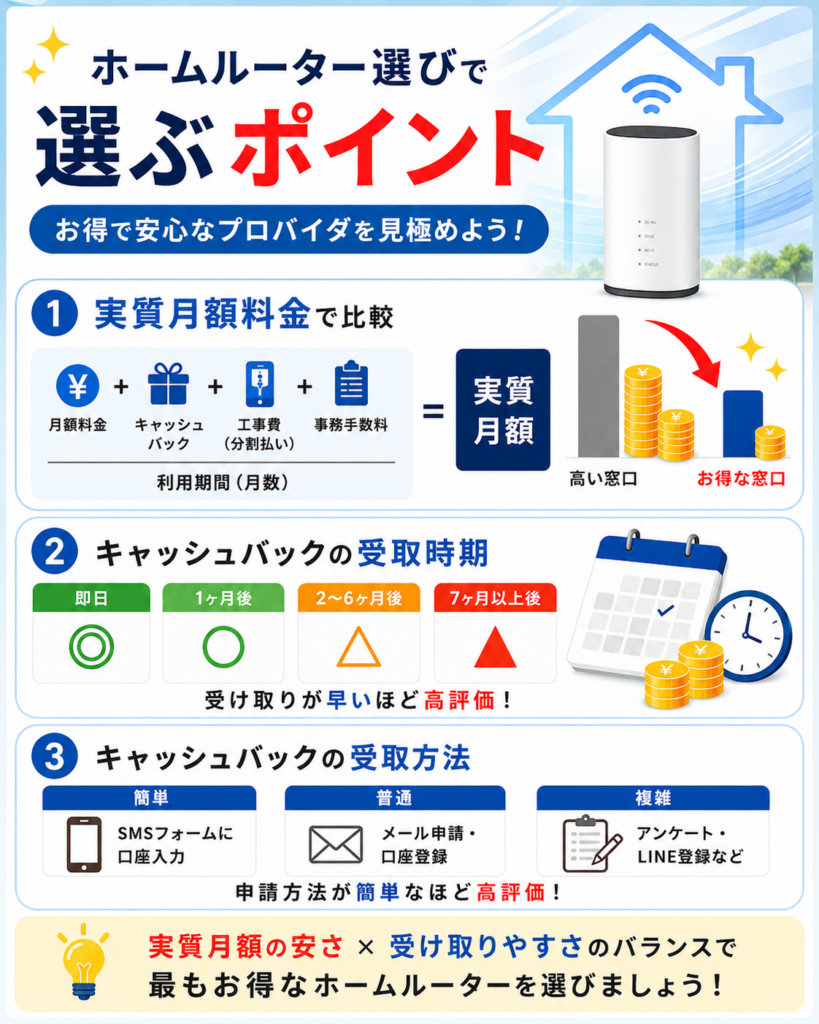 ホームルーターおすすめTOP図解