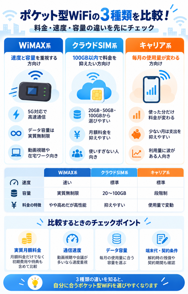 ポケット型WiFiおすすめランキング10選！料金・速度で徹底比較【2026年